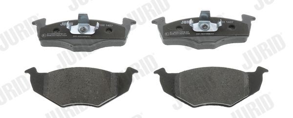JURID 571923J Brake pad set not prepared for wear indicator, without accessories