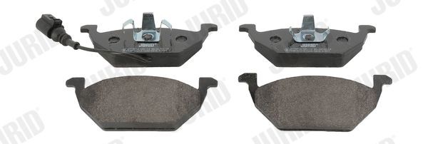 571971D Set of brake pads 571971 JURID incl. wear warning contact, without accessories