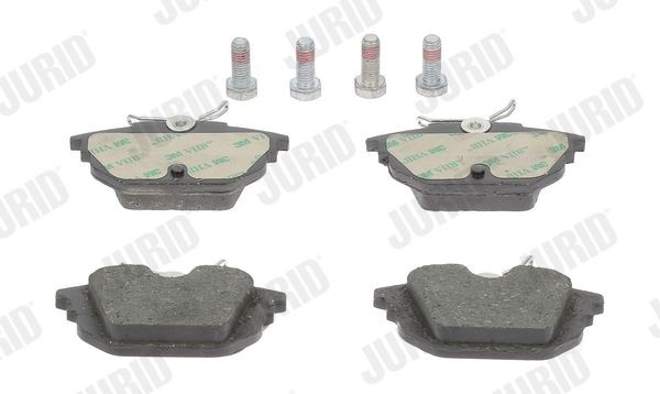 23177 JURID not prepared for wear indicator, with accessories Height 1: 44,5mm, Height: 44,5mm, Width: 87mm, Thickness 1: 14,3mm, Thickness: 14,7mm Brake pads 571979J buy