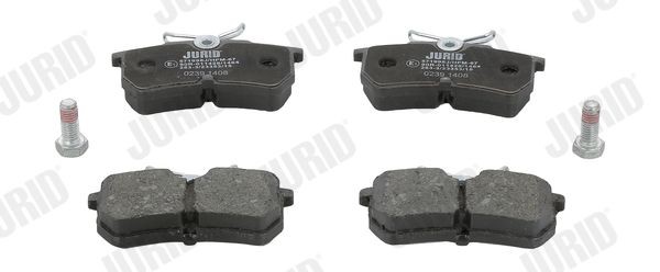 JURID 571998J Brake pad set not prepared for wear indicator, with accessories