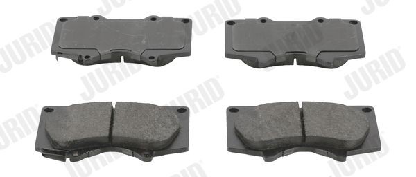 JURID Disc brake pads rear and front TOYOTA LAND CRUISER 150 (KDJ15_, GRJ15_) new 572515J