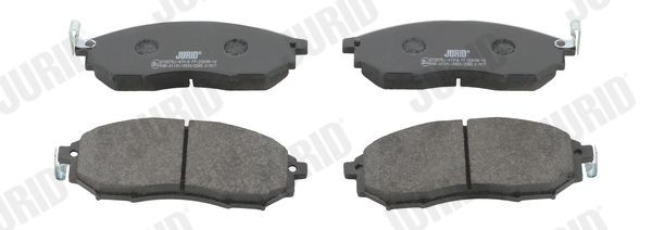 JURID 572575J Brake pad set with acoustic wear warning