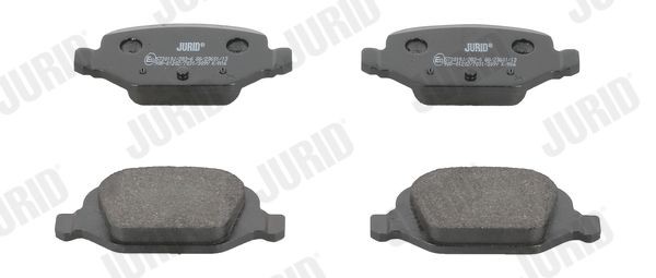 JURID 573019J Brake pad set not prepared for wear indicator, without accessories