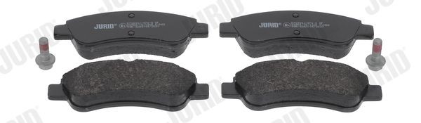 JURID 573030J Brake pad set not prepared for wear indicator, with accessories