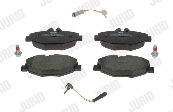 JURID 573091J Brake pad set incl. wear warning contact, without accessories