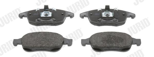 573192J JURID Brake pad set CITROËN not prepared for wear indicator, without accessories
