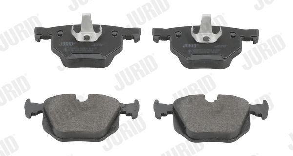 21282 JURID prepared for wear indicator Height 1: 58,2mm, Height: 58,2mm, Width: 122mm, Thickness: 17mm Brake pads 573228J buy