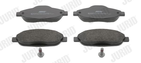 JURID 573241J Brake pad set not prepared for wear indicator, with accessories