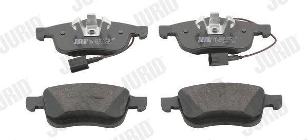 24727 JURID incl. wear warning contact Height 1: 71,6mm, Height: 71,6mm, Width: 156,4mm, Thickness: 19,2mm Brake pads 573334J buy
