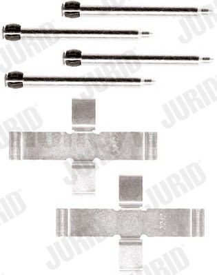 Original JURID 792150 Brake pad accessory kit 792150J for OPEL SENATOR