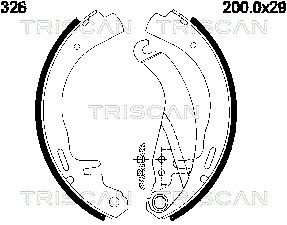 TRISCAN 81053212 Holding Bracket, brake hose 171 611 715