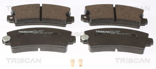 TRISCAN 811010330 Brake pad set 792 282