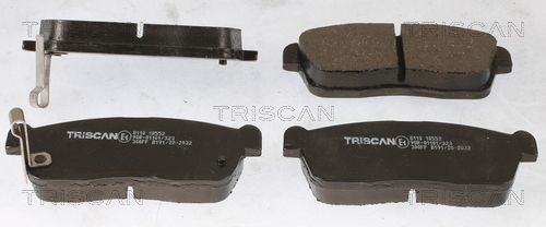 TRISCAN 811010552 Brake pad set 044.65B.202.0