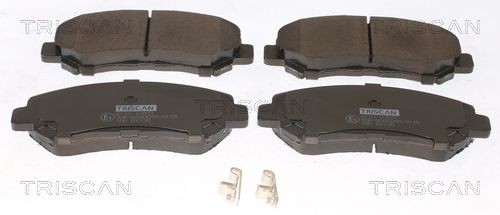 TRISCAN 8110 10577 Brake pad set with acoustic wear warning, with accessories