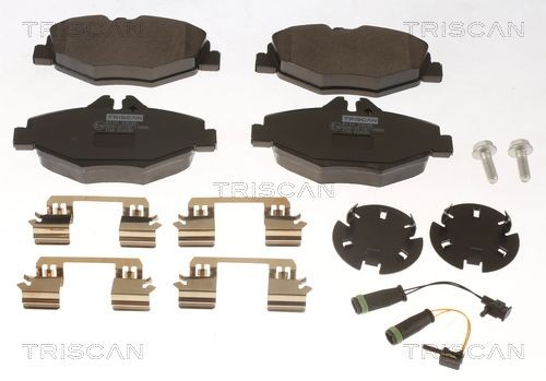 TRISCAN incl. wear warning contact Height: 67,95mm, Width: 136,7mm, Thickness: 20,1mm Brake pads 8110 23038 buy