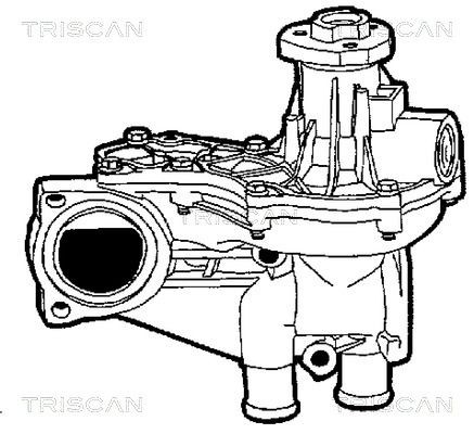 TRISCAN Water pump for engine 8600 29003