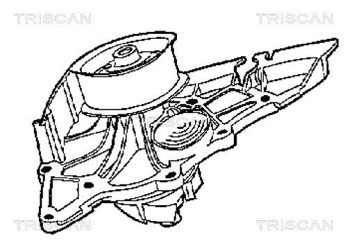 TRISCAN Water pump for engine 8600 29004