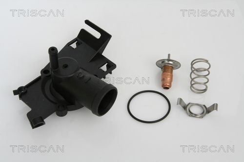 TRISCAN Opening Temperature: 87°C, with housing, Integrated housing Thermostat, coolant 8620 19887 buy