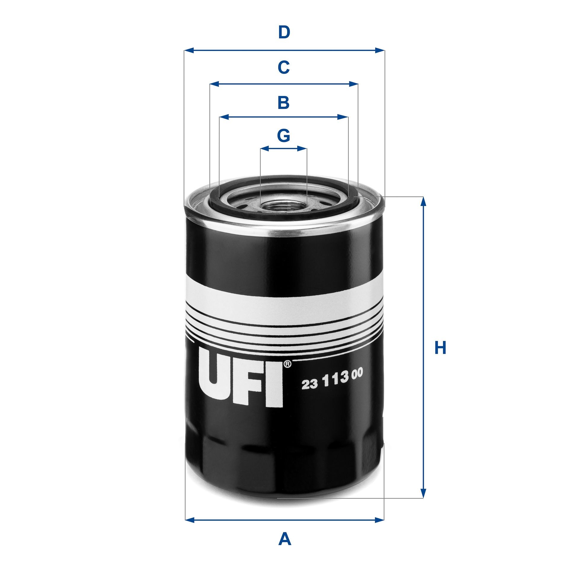 UFI 23.113.00 Oil filter 41150030A