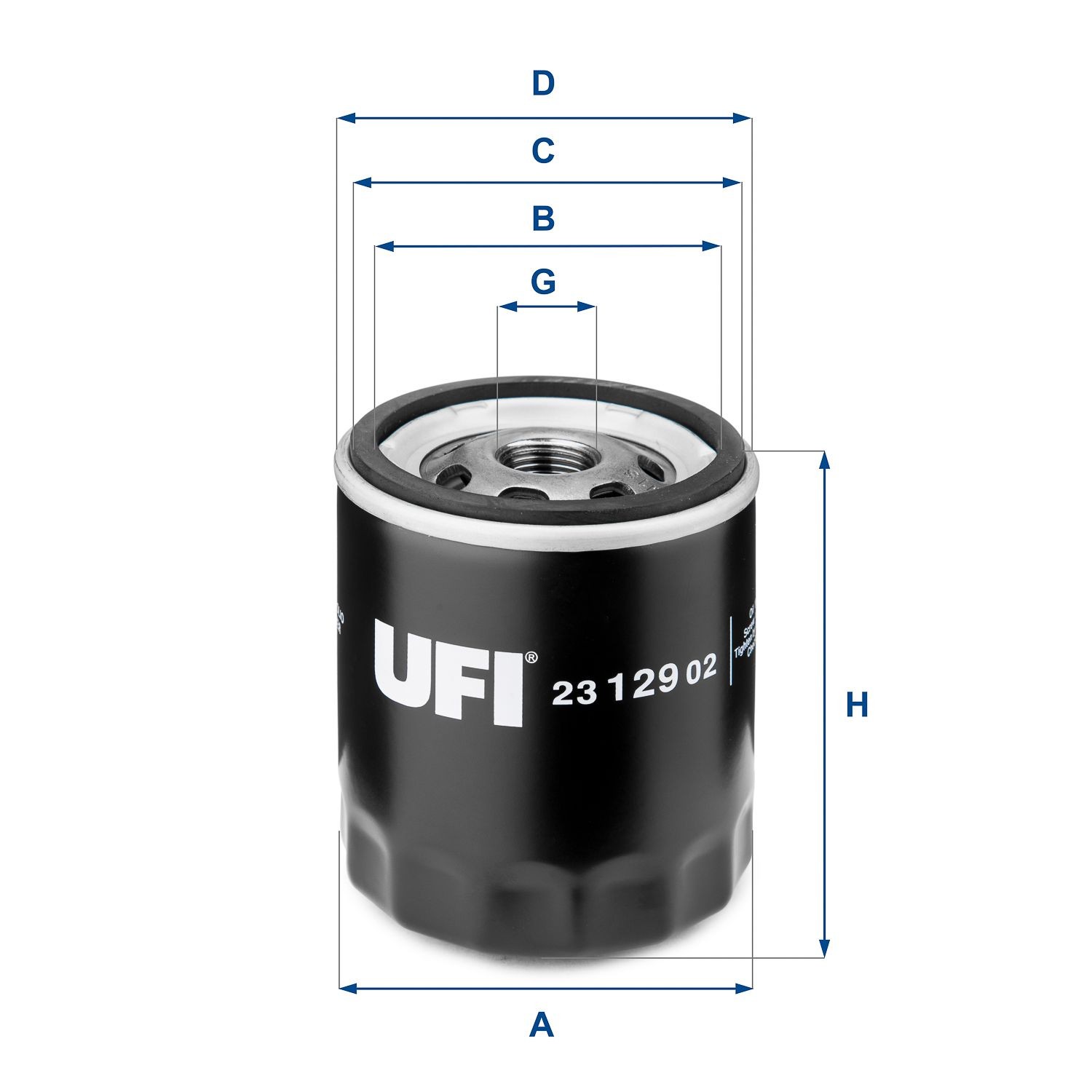 UFI | Filter für Öl 23.129.02