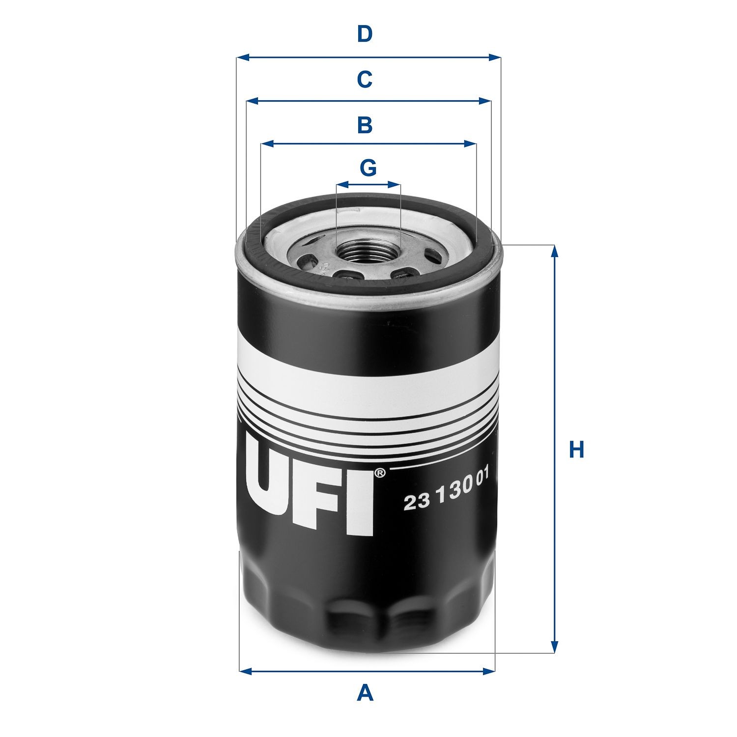 UFI Engine oil filter 23.130.01 buy online