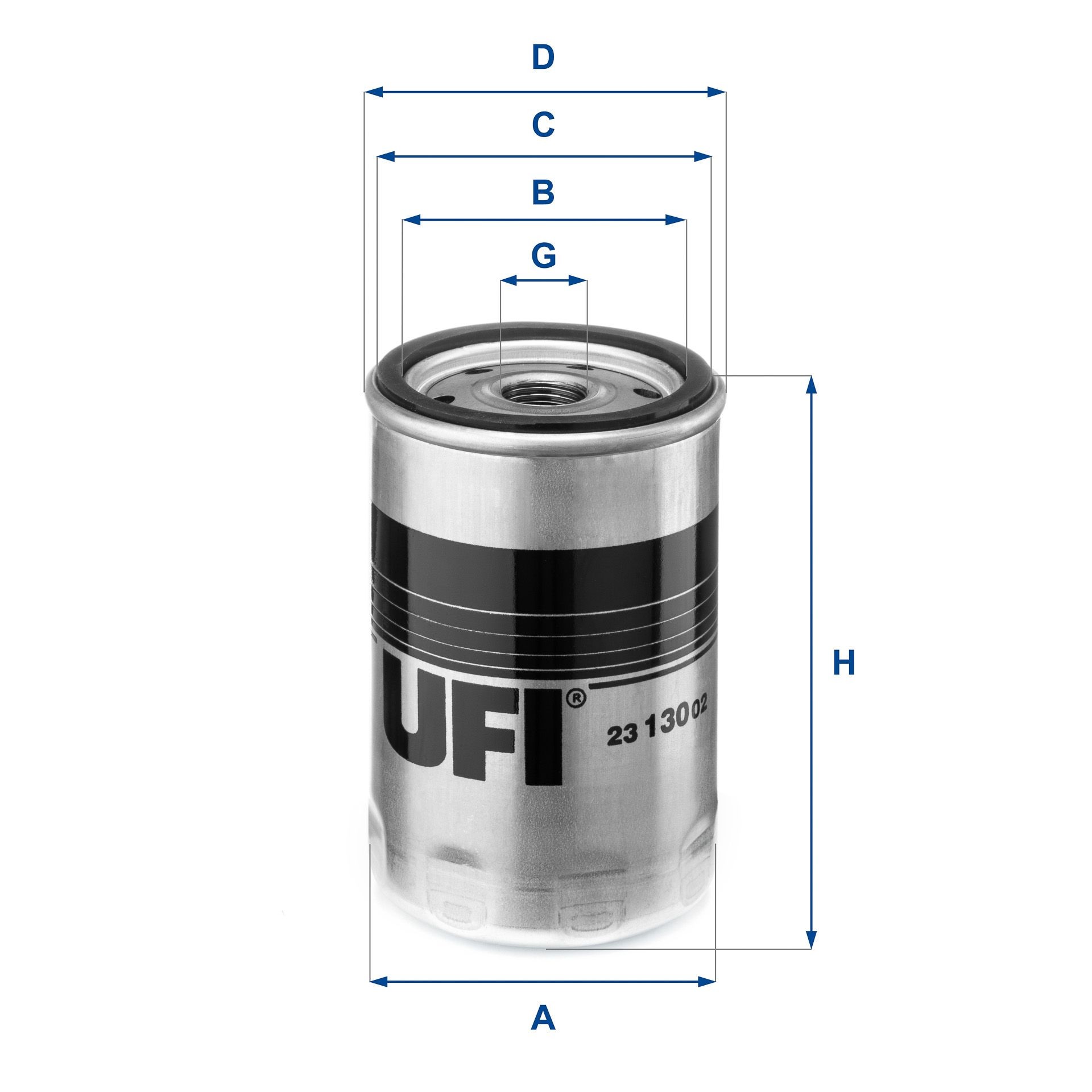 UFI 23.130.02 Oil filter 5012 556