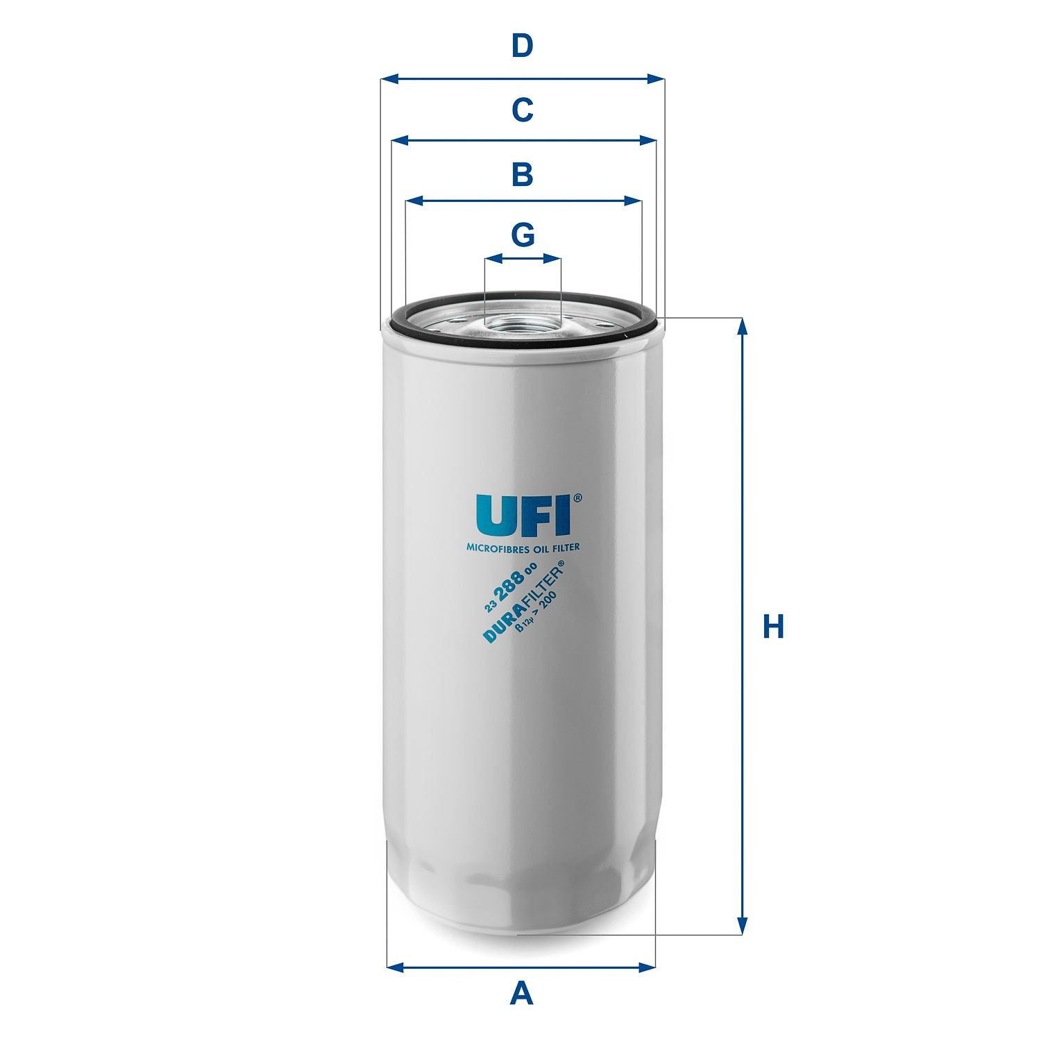 UFI M 30 X 2, Spin-on Filter Inner Diameter 2: 92mm, Outer Diameter 2: 103mm, Ø: 108, 110mm, Height: 232mm Oil filters 23.288.00 buy
