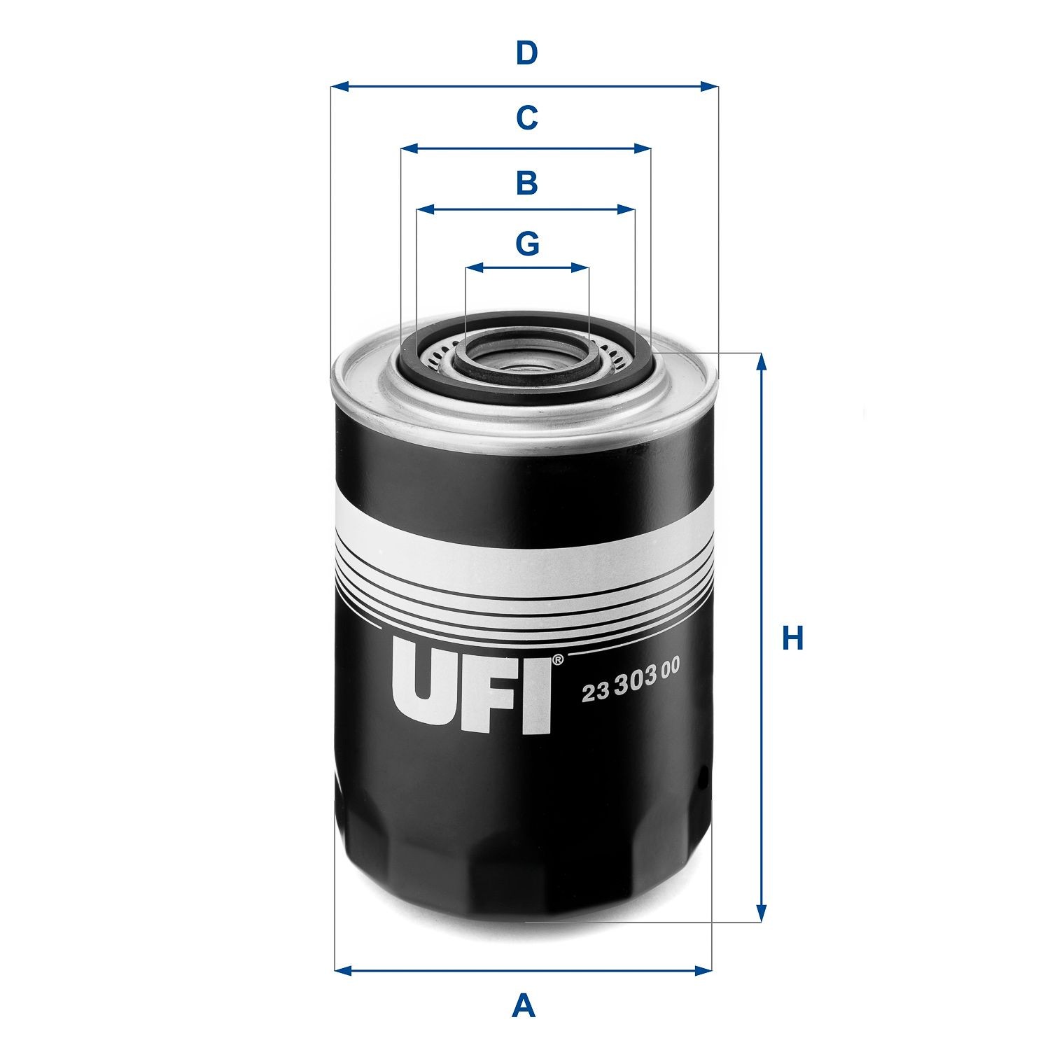 UFI Oil filter 23.303.00