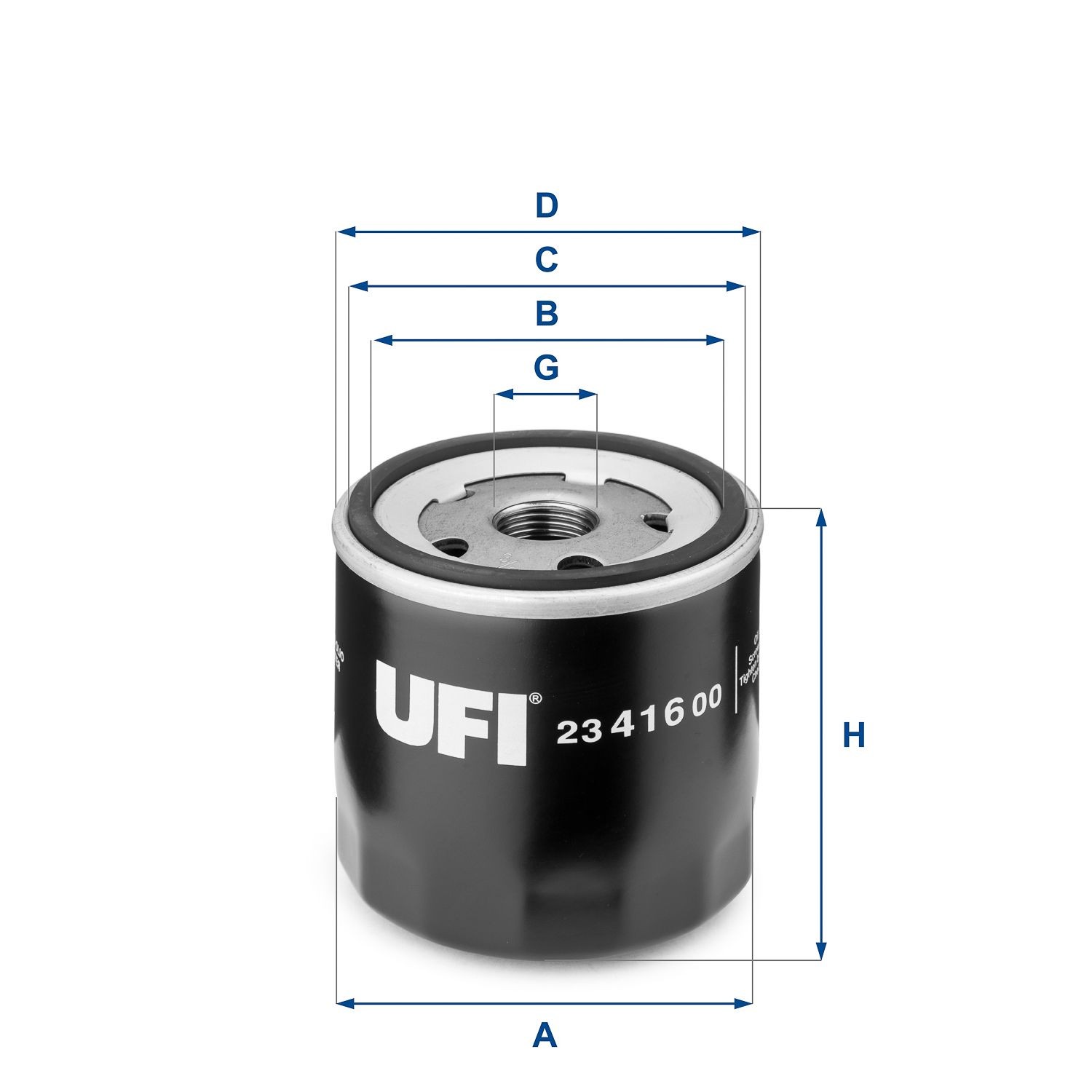 UFI 23.416.00 Oil filter 1070 523