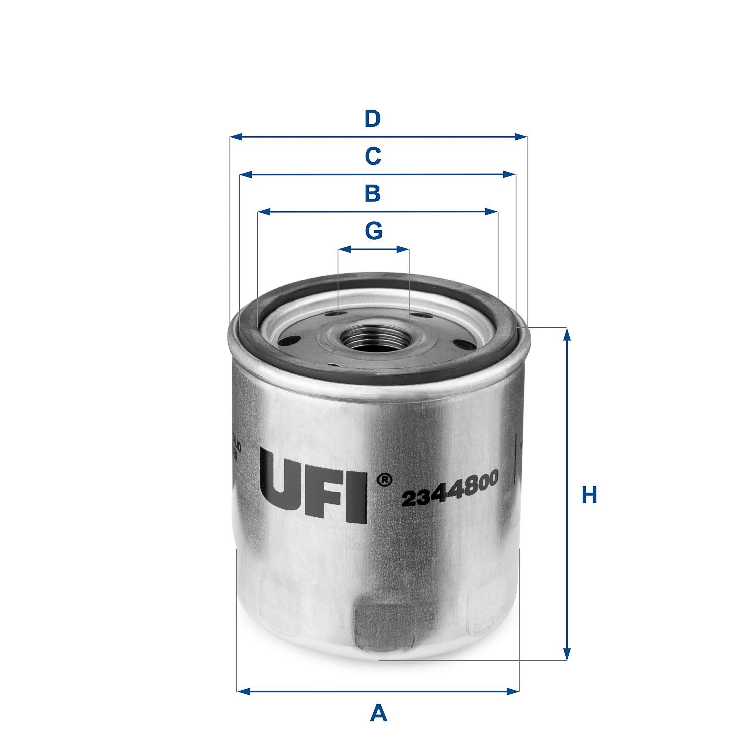 Original UFI Oil filters 23.448.00 for ALFA ROMEO GTV