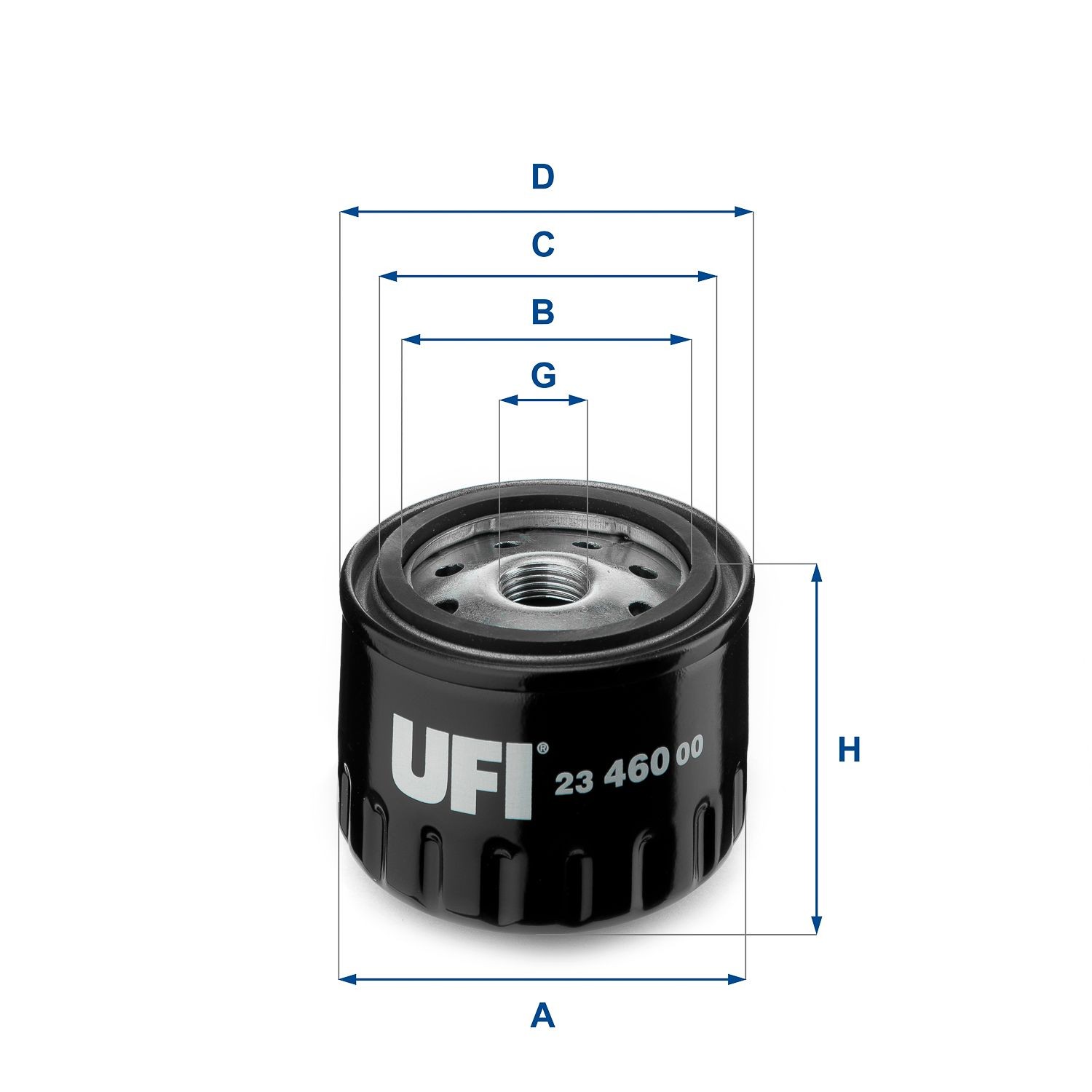 Original UFI Oil filter 23.460.00 for ALFA ROMEO GTV