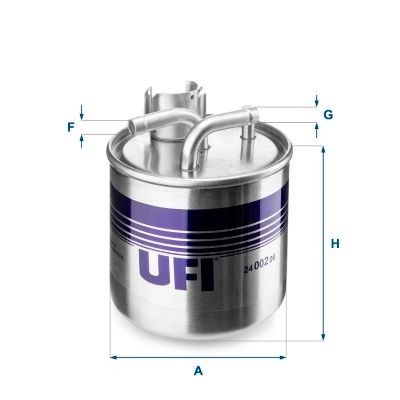 UFI 24.002.00 Fuel filter 057 127 435 E