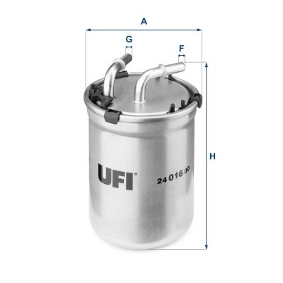 UFI 24.016.00 Fuel filter 6R0-127-400C