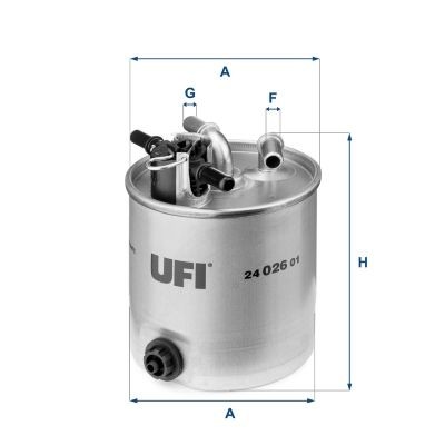 UFI Fuel filters 24.026.01 buy online