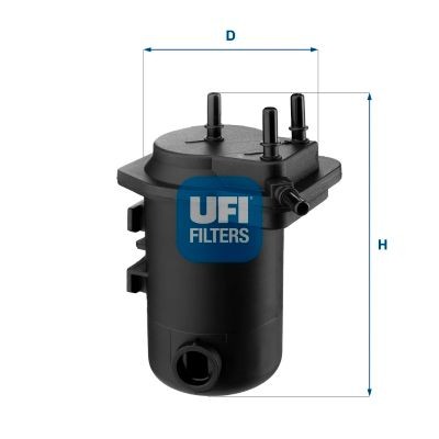 UFI 24.052.00 Fuel filter 1640000Q0K