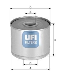 UFI 24.369.00 Kraftstofffilter für RENAULT TRUCKS Manager LKW in Original Qualität