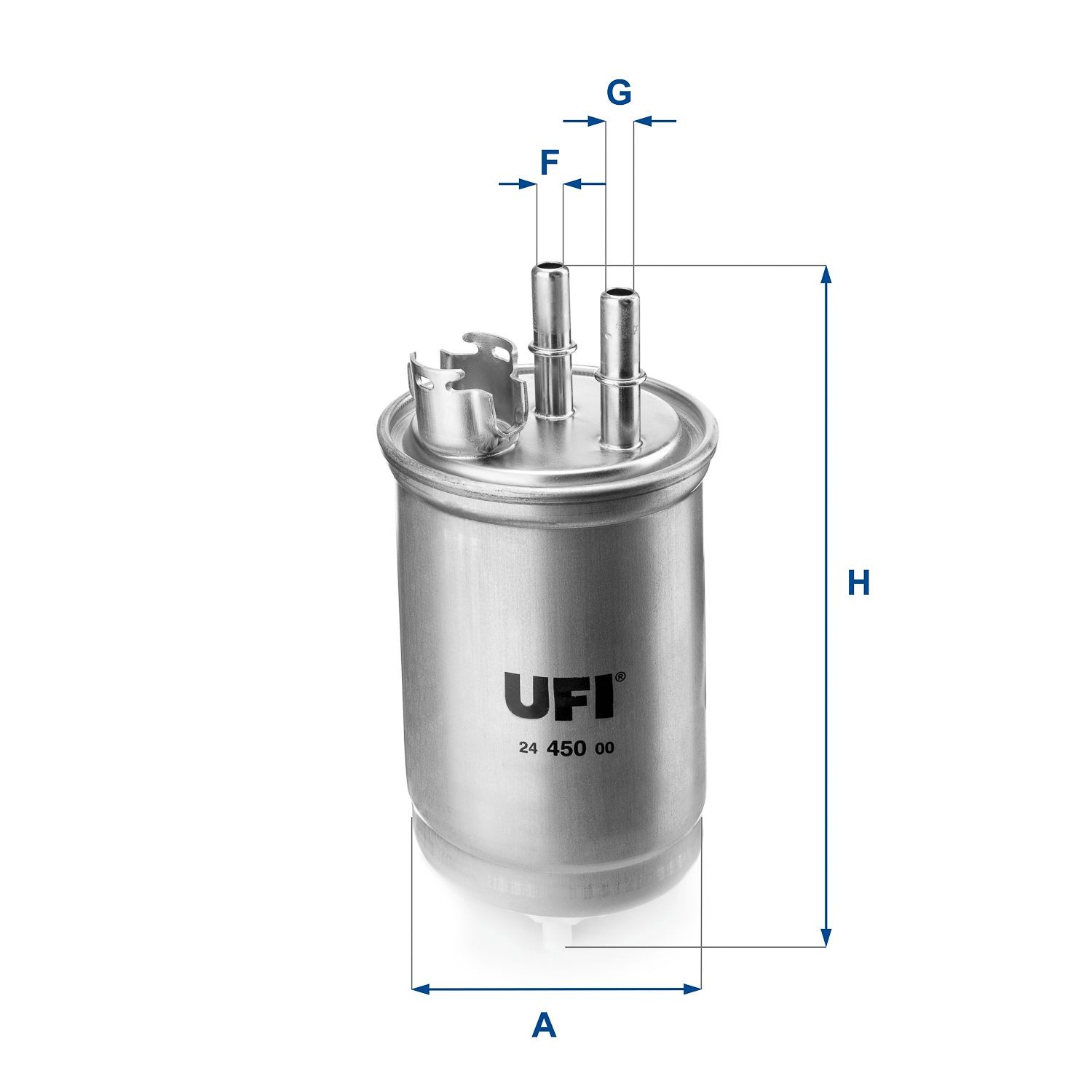 Originální UFI Palivový filtr 24.450.00 pro FORD FOCUS