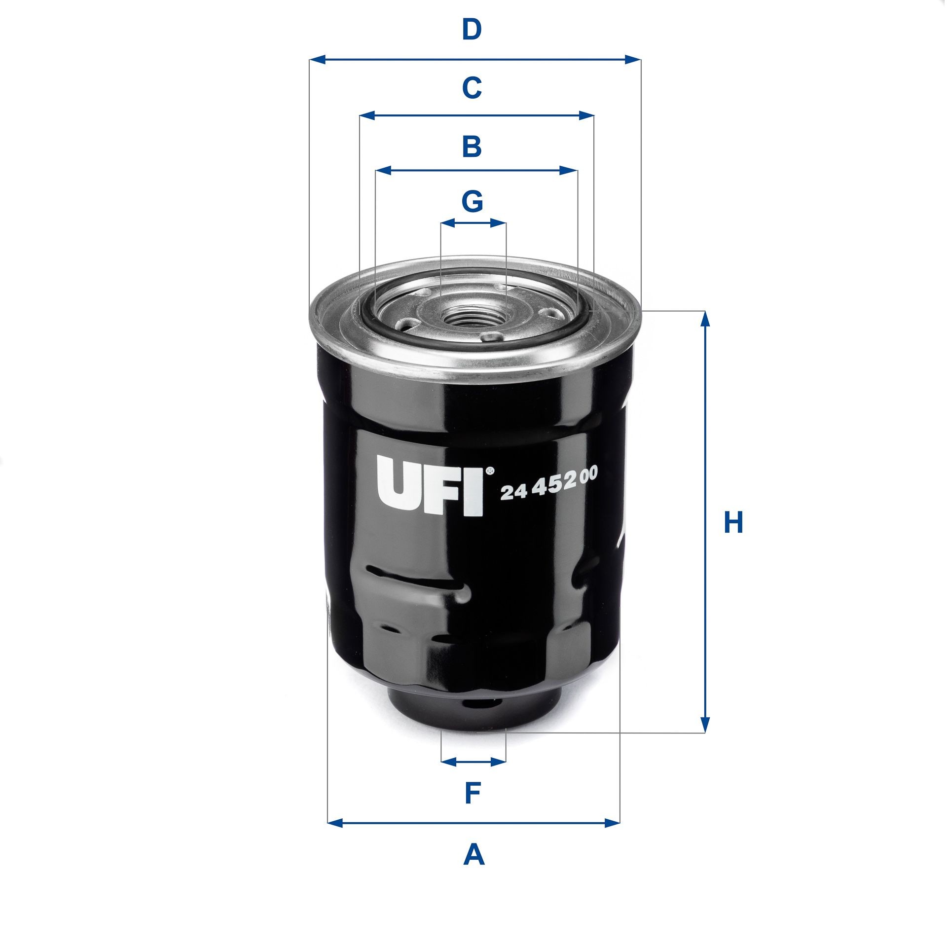 UFI 24.452.00 Fuel filter 23390 26160