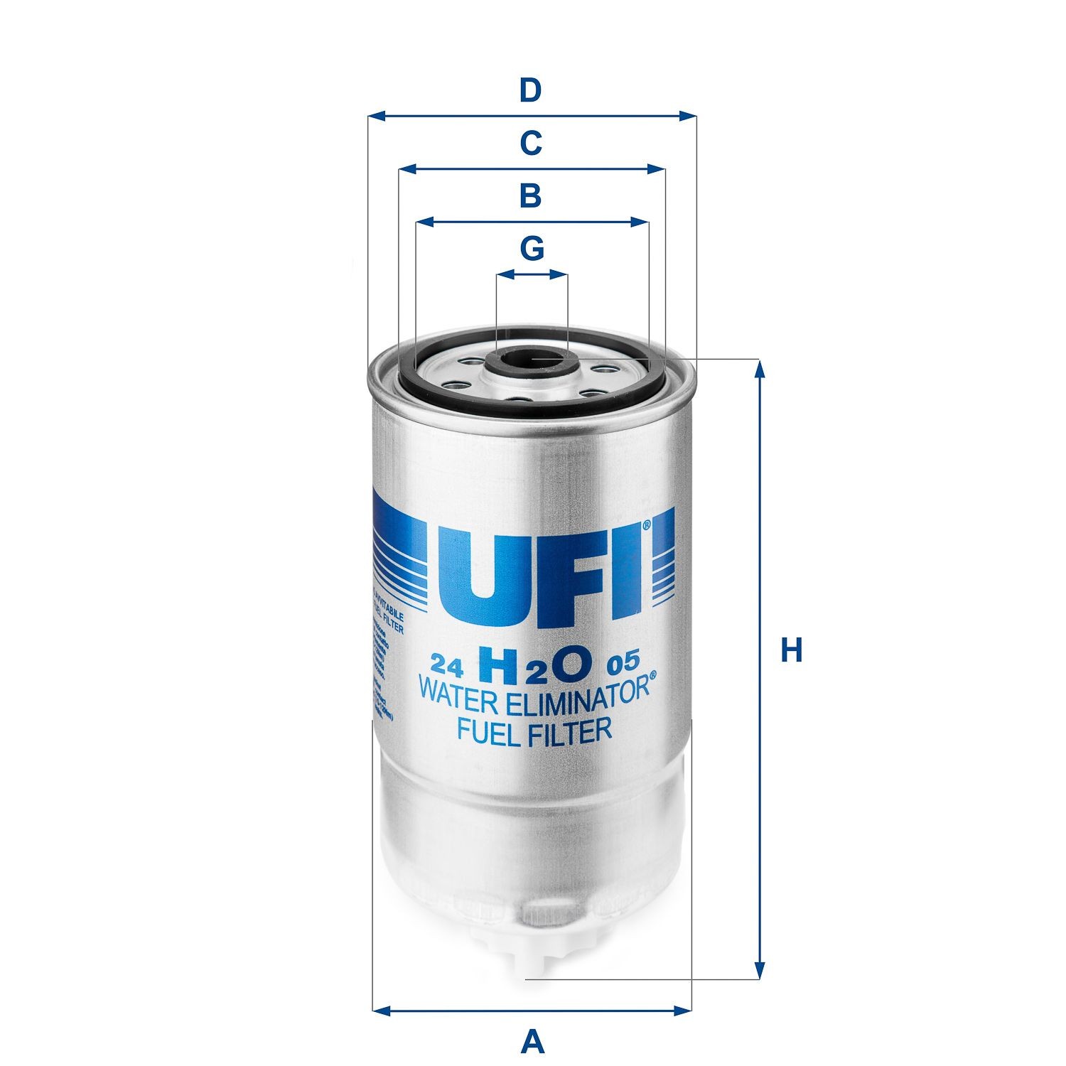 UFI 24.H2O.05 Fuel filter 1906.94