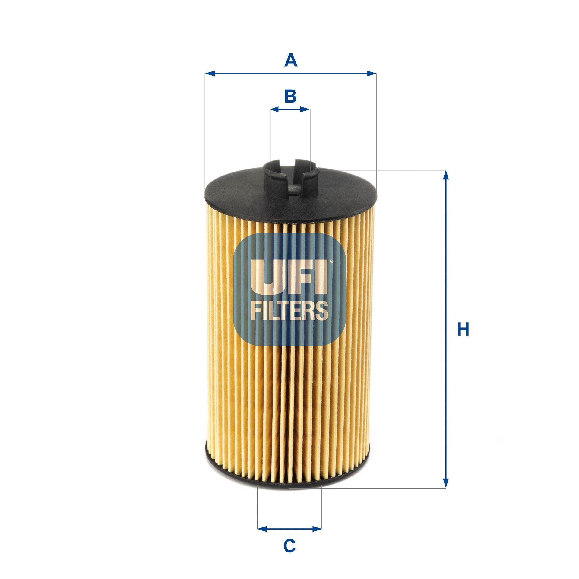 UFI 25.007.00 Oil filter A000 180 16 09