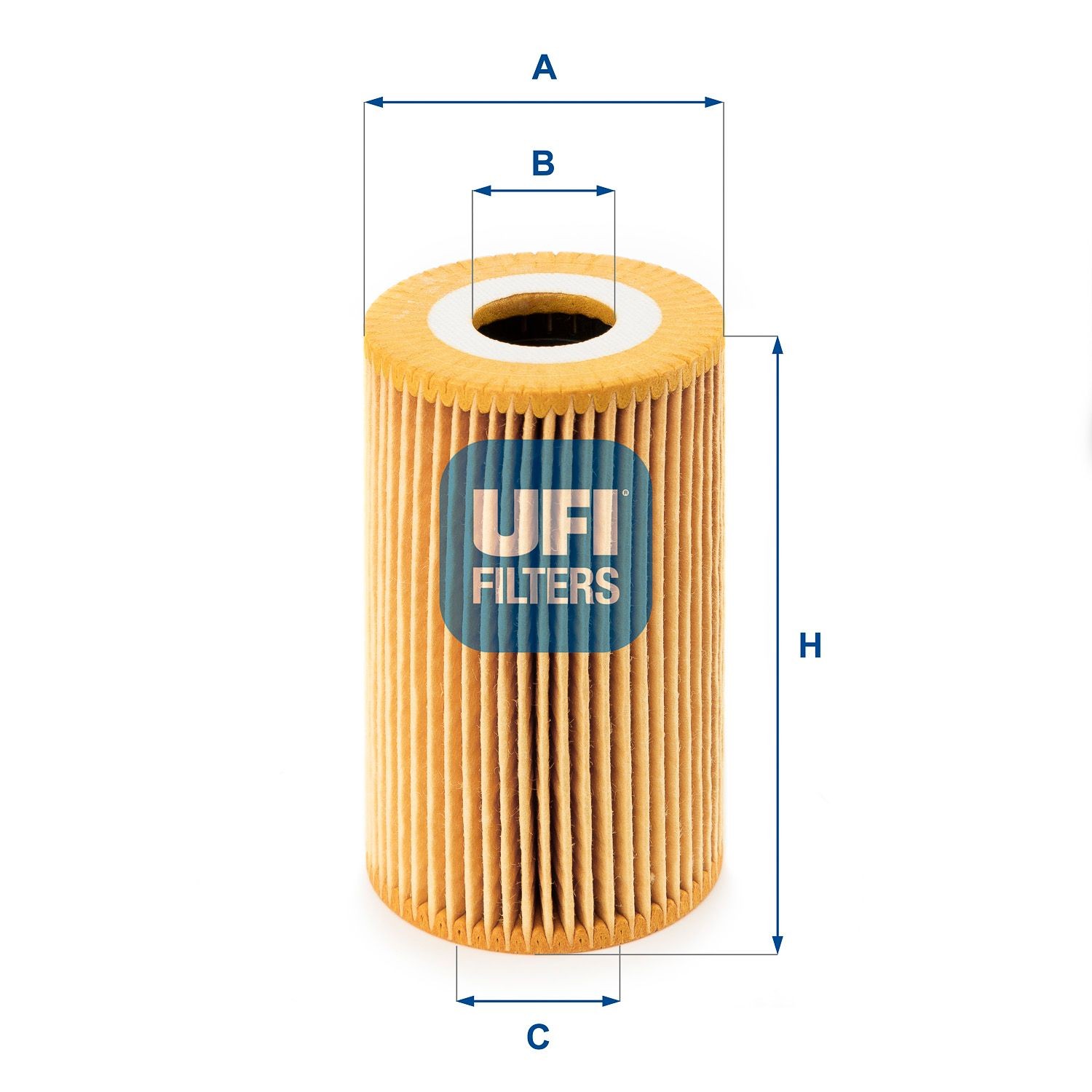 UFI 25.008.00 Oil filter Filter Insert