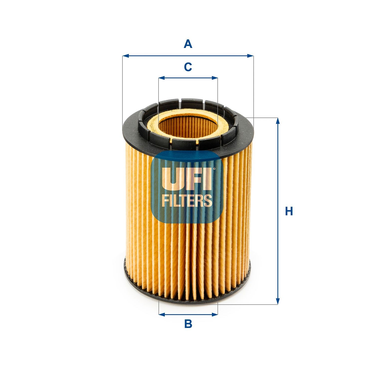 UFI 25.010.00 Oil filter 95VW6714AB