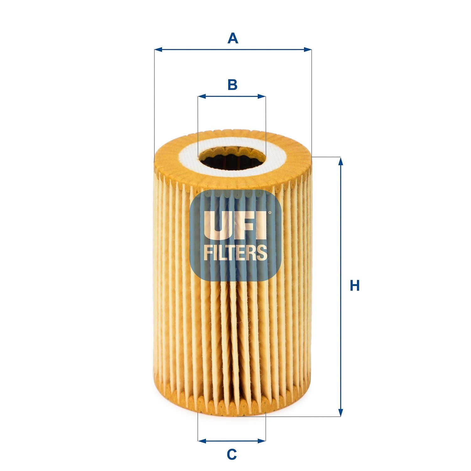 UFI 25.014.00 Oil filter 166 180 02 09