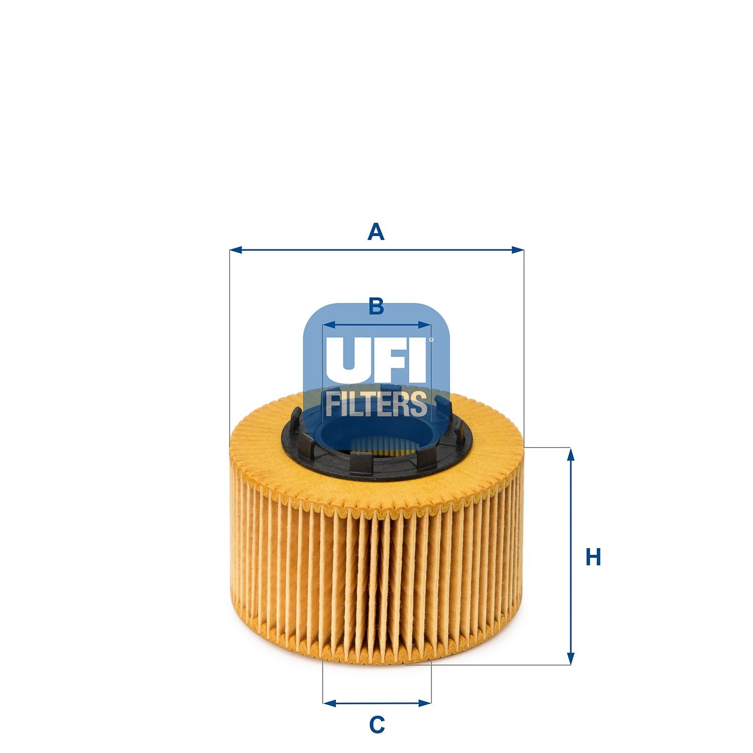 Original UFI Engine oil filter 25.015.00 for FORD TRANSIT