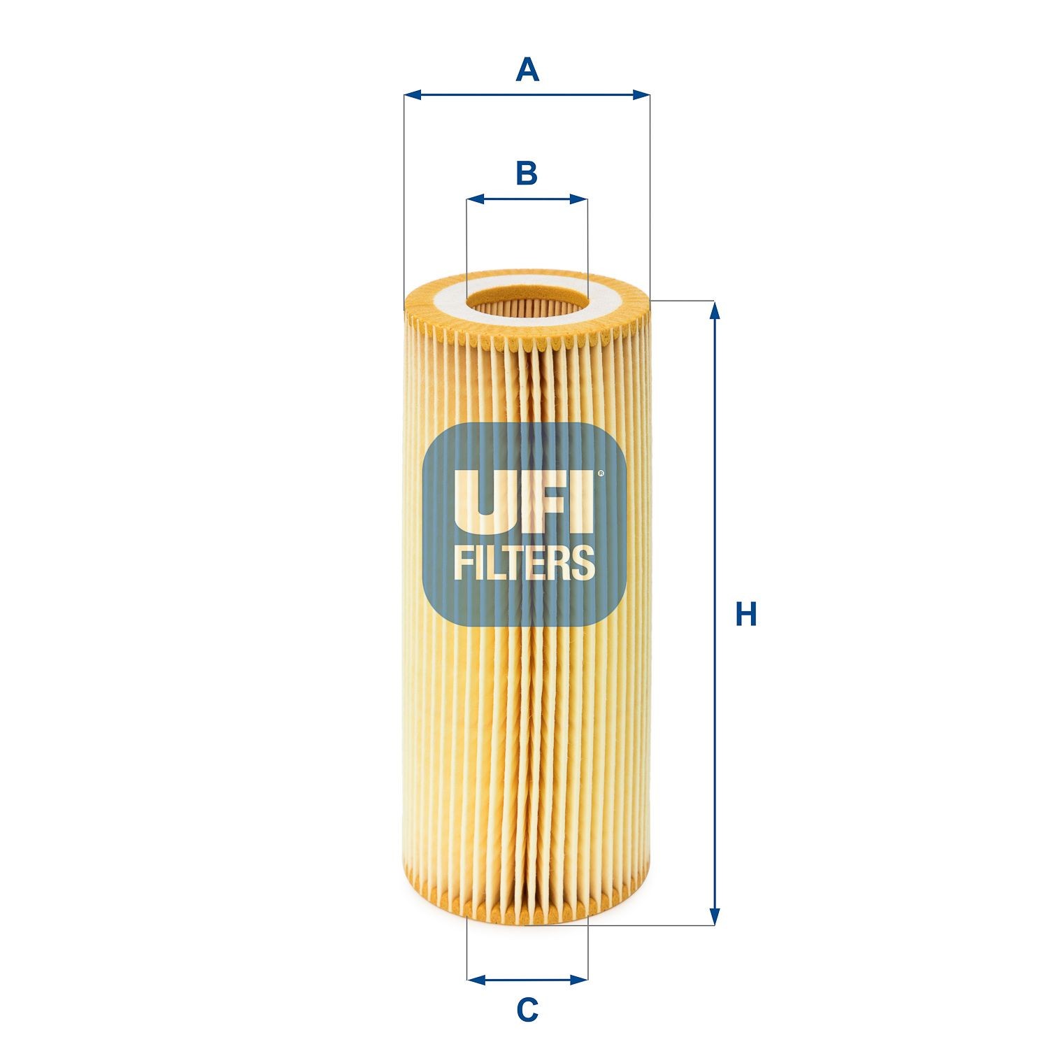 UFI Cartuccia filtro Diametro interno 2: 31mm, Ø: 63,5mm, Alt.: 155mm Filtri olio 25.021.00 acquisto online