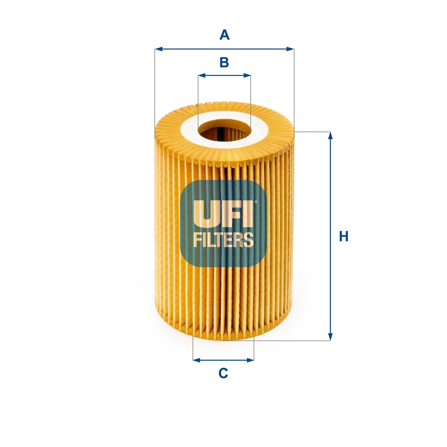 Original UFI Engine oil filter 25.026.00 for NISSAN INTERSTAR