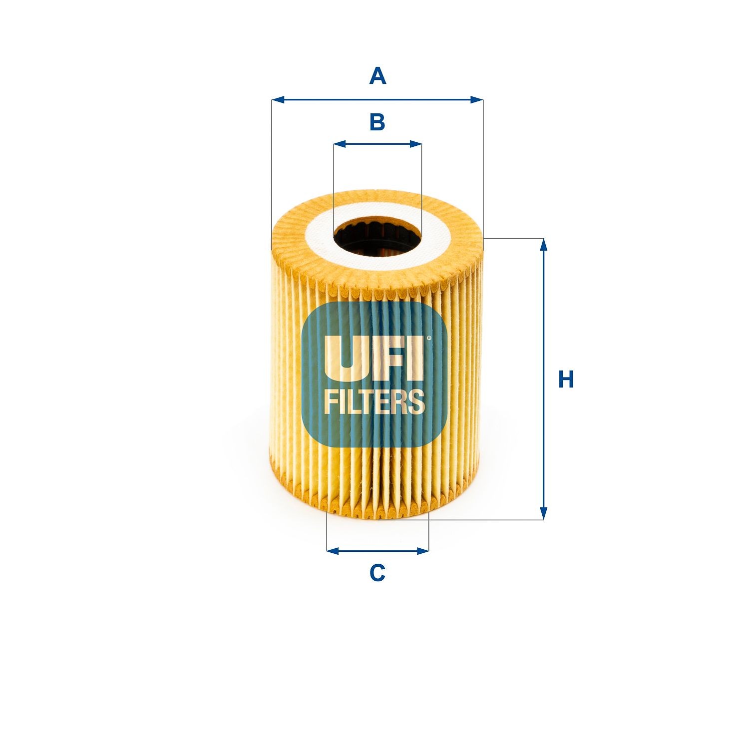 Original UFI Oil filter 25.030.00 for BMW 7 Series