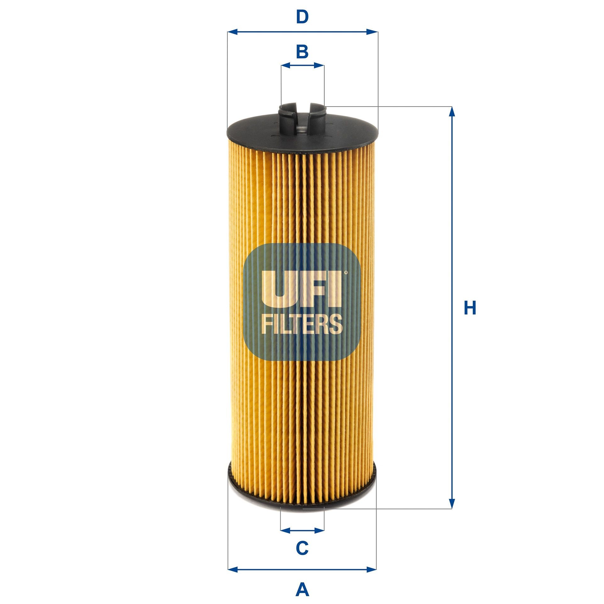 UFI 25.036.00 Oil filter A906 180 0209