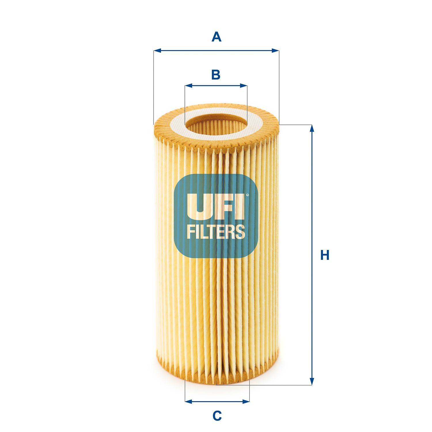 UFI Filter Insert Inner Diameter 2: 31mm, Ø: 63,5mm, Height: 125mm Oil filters 25.040.00 buy