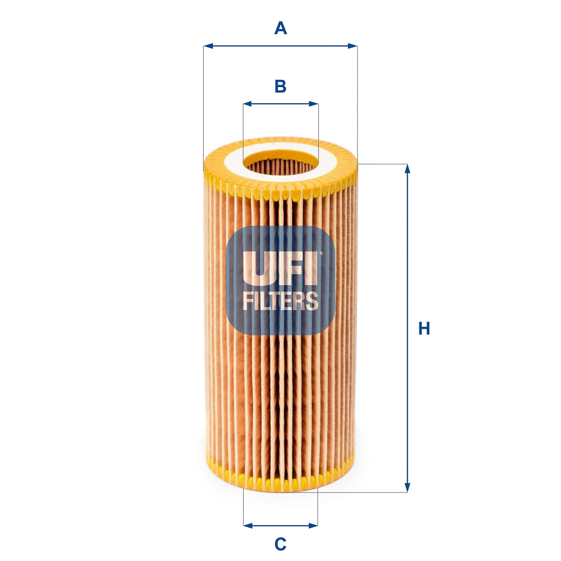 UFI 25.041.00 Oil filter A 613 180 00 09